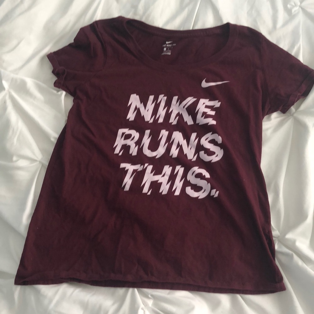 Maroon Nike Tee